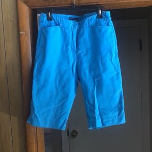 Counterparts turquoise capris. Size 8
